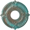 Ekena Millwork Attica Ceiling Medallion (Fits Canopies up to 3 1/2"), 12 3/4"OD x 4"ID x 1/2"P, Copper Green Patina CM12ATCGS - alternate 1